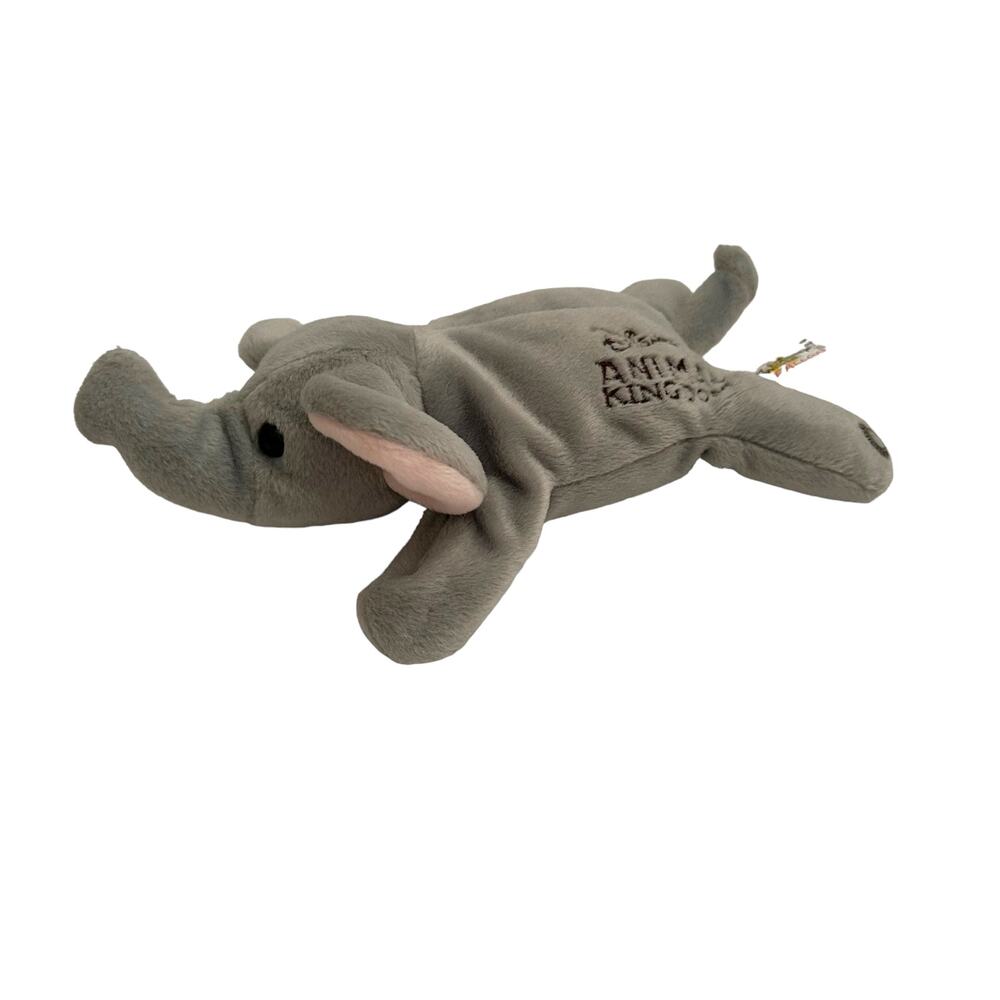 Walt Disney World Animal Kingdom Elephant Stuffed Animal Beanbag Plush